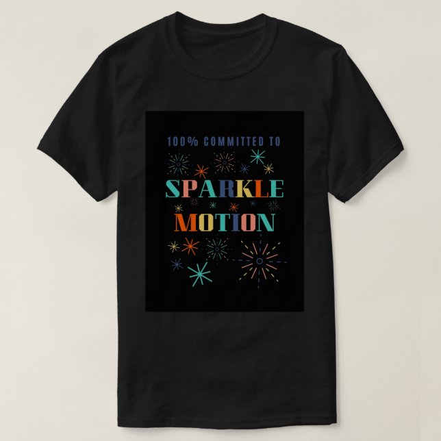 100 % för utskrift av Rörelse Art Board i Gnistra T Shirt (Design framsida)