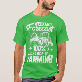 100 Förändring av jordbruksföretaget Funny Farmer  T Shirt
