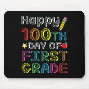 100 första Klass-dagen - färgfull 100-dagarsgåva Musmatta