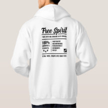 100% Fri Andlig Modig Själ Svart Typografi