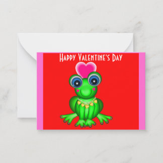 100 Froggyvalentinkort Anteckningskort