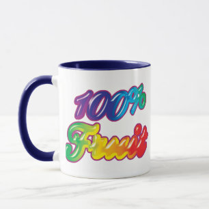 100 % frukt mugg