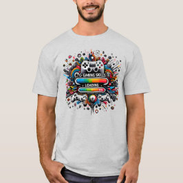 100% Gaming Skills Complete Rainbow Explosion T Shirt