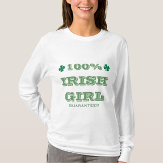 100% garanterade T-tröja för irländsk flicka T-shirt