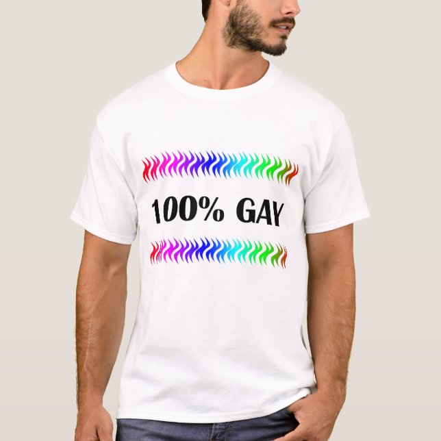 100% Gay Tee (Framsida)