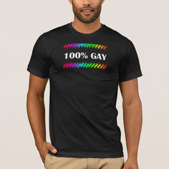 100 % Gay Tröja (Framsida)