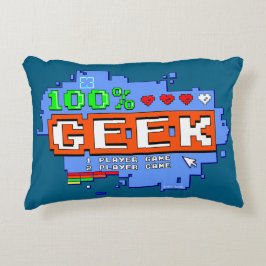 100% Geek Prydnadskudde