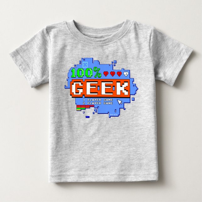 100% Geek T Shirt (Framsida)
