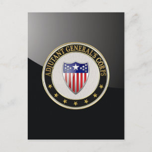 [100] Generalsekreterarens kår Gren Insignia [3D] Vykort