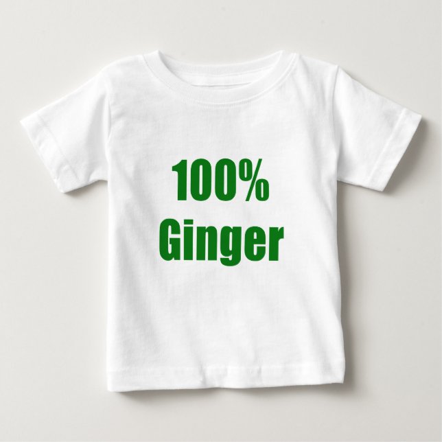 100 % Ginger Tee Shirt (Framsida)