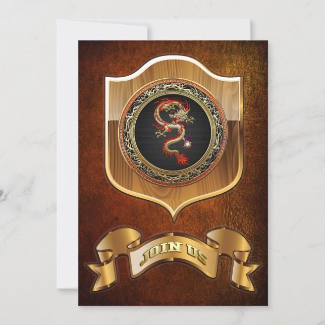 [100] Golden Chinese Dragon Fucanglong (Framsida)