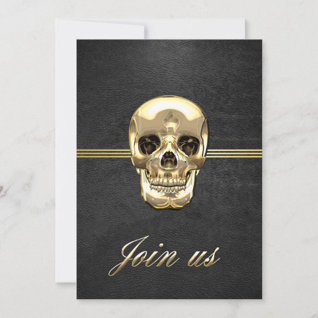 [100] Golden Human Skull (Framsida)