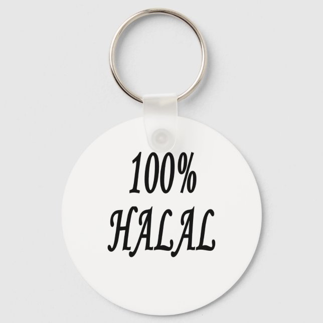 100% HALAL NYCKELRING (Framsida)