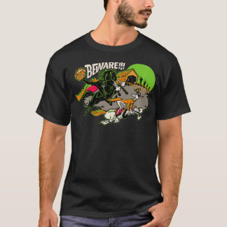 100 Haloween-hästens häftlösa häst T Shirt