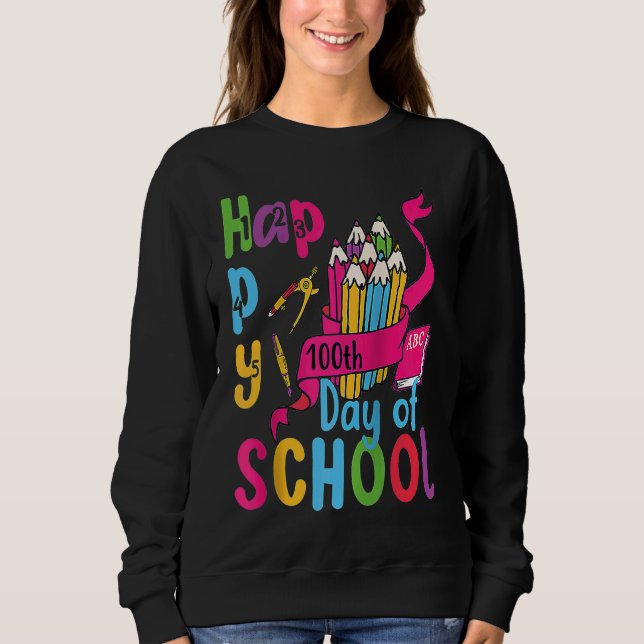 100 Happy School Teacher's Day 100 Smarter Women's T Shirt (Framsida)