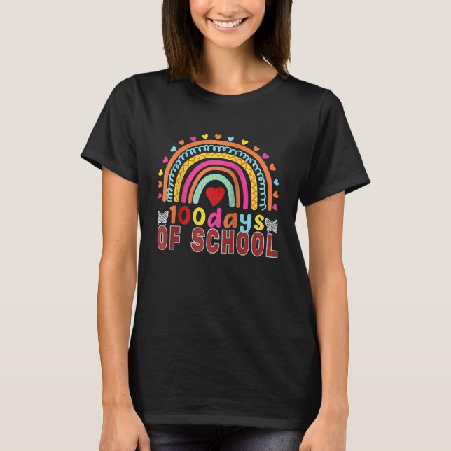 100 Happy School Teacher's Day 100 Smarter Women's T Shirt (Framsida)
