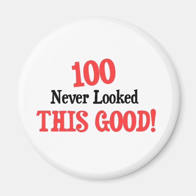 100 har aldrig sett den här bran! magnet (Framsidan)