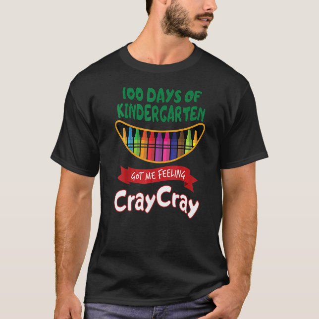 100 Har i skolan Jag känner Cray Cray 2 T Shirt (Framsida)