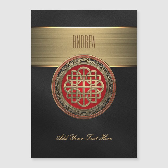 [100] Helig Celtic Guld Knot Kor (Framsida)