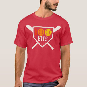 100 Hits Softball Baseball Coach High School Softb T Shirt