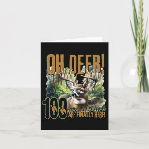 100 Hjortars skoldag är här Hjort 1 Kort
