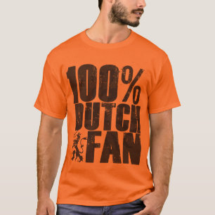 100% holländska Oranje fläktT-tröja Tee