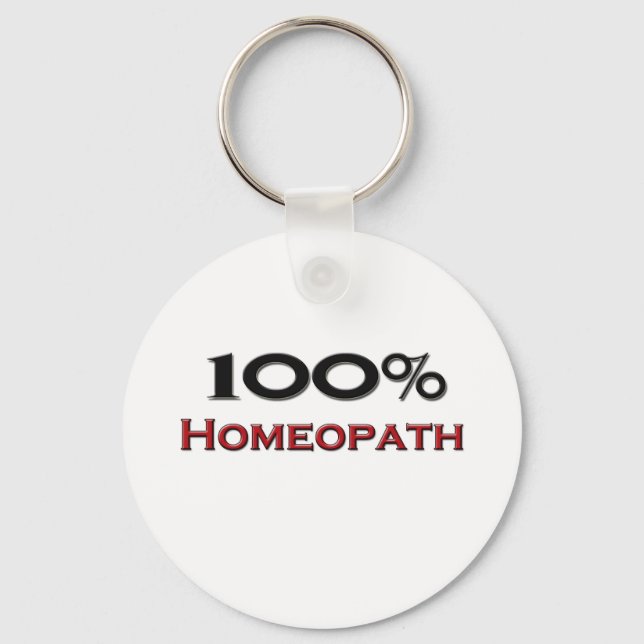 100 % homeopat nyckelring (Framsida)