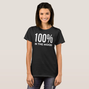 100 % i måttet t shirt