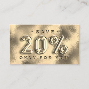 100 INFOGA QRCODE 20%AV Logotyp Guld-glas i Anpass Visitkort