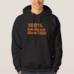 100 % Intelligent Black Child Tröja Med Luva