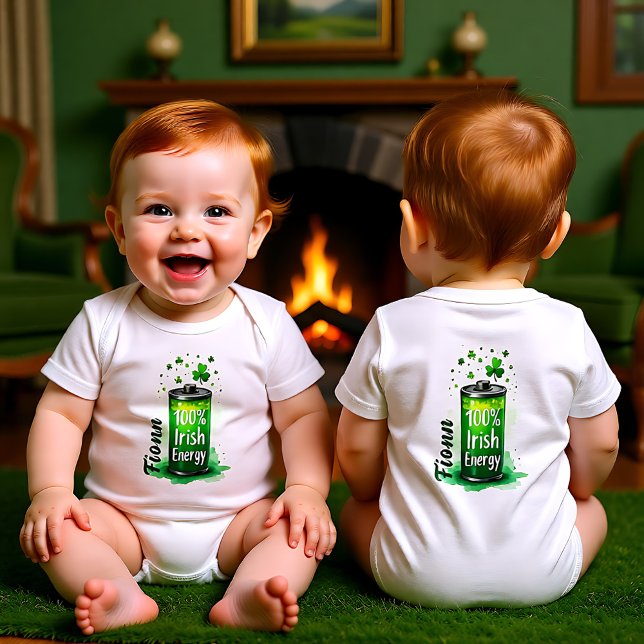 100% Irish Energy for Fully Charged Charmers T Shirt (100% Irish Energy for Fully Charged Charmers Baby Bodysuit)