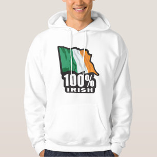 100 % Irish/St. Patrick's Day Hoodie