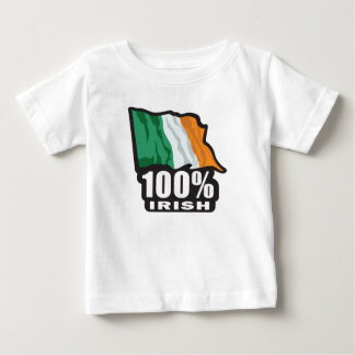 100 % irländare med flagga Irland T Shirt