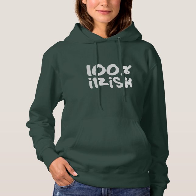 100% irländsk t-shirt (Framsida)