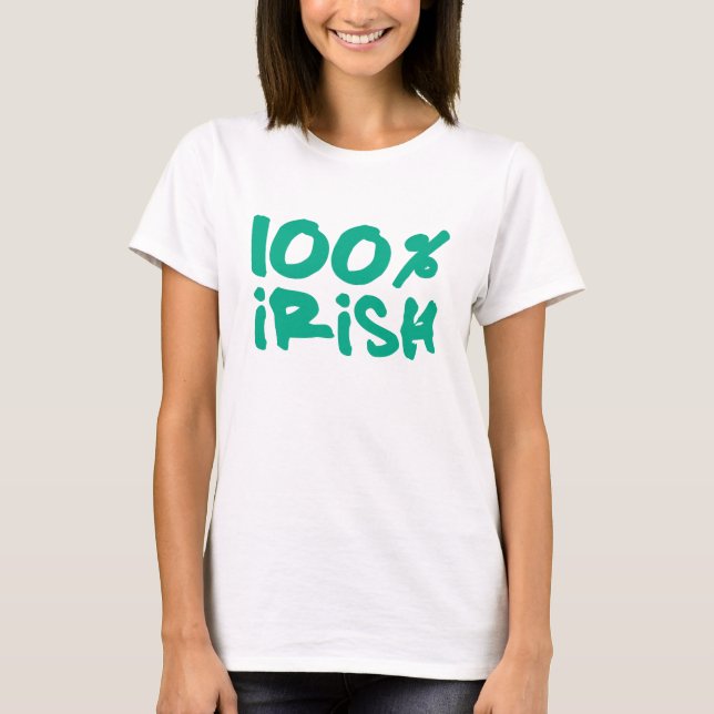 100% irländsk tee (Framsida)