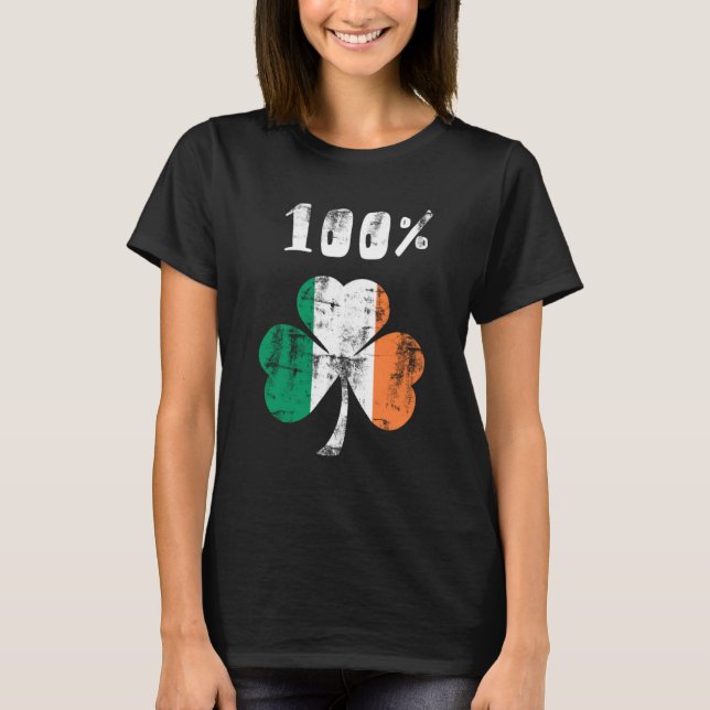 100% irländsk tee (Framsida)