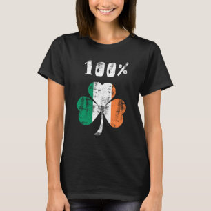 100% irländsk tee shirt