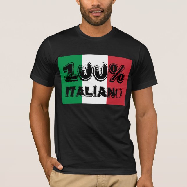 100 % Italiano Shirt T-shirt (Framsida)
