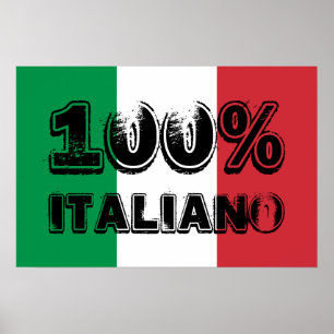 100 % Italiano-utskrift Poster
