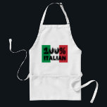 100% Italiensk förkläde<br><div class="desc">En representation av den italienska flaggan.</div>