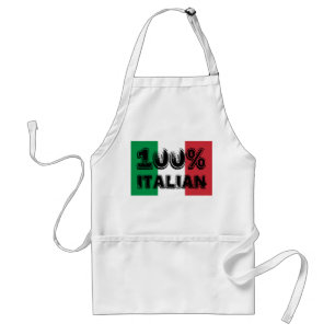 100% Italiensk förkläde
