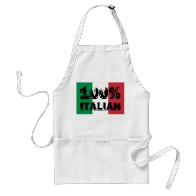 100% Italiensk förkläde (Framsidan)