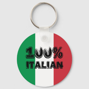100 % italiensk nyckelkedja nyckelring