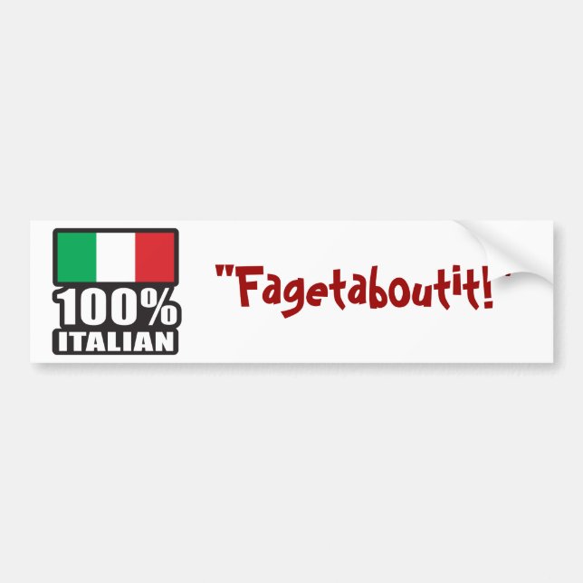 100 % italienska bildekal (Framsidan)