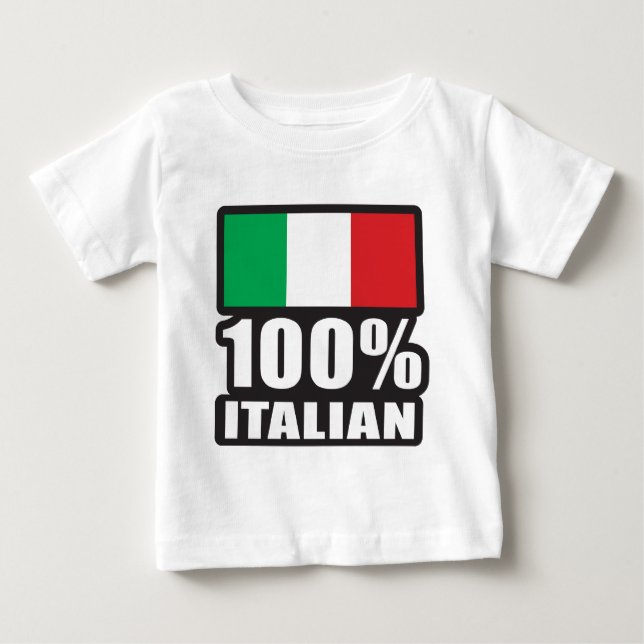 100 % italienska t shirt (Framsida)