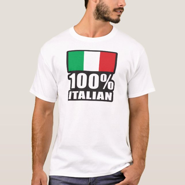 100% italienska tee (Framsida)