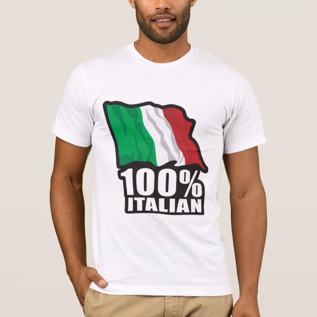 100 % italienska tee shirt (Framsida)