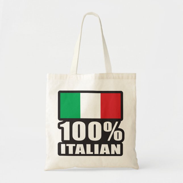 100 %-italienska tygkasse (Framsidan)