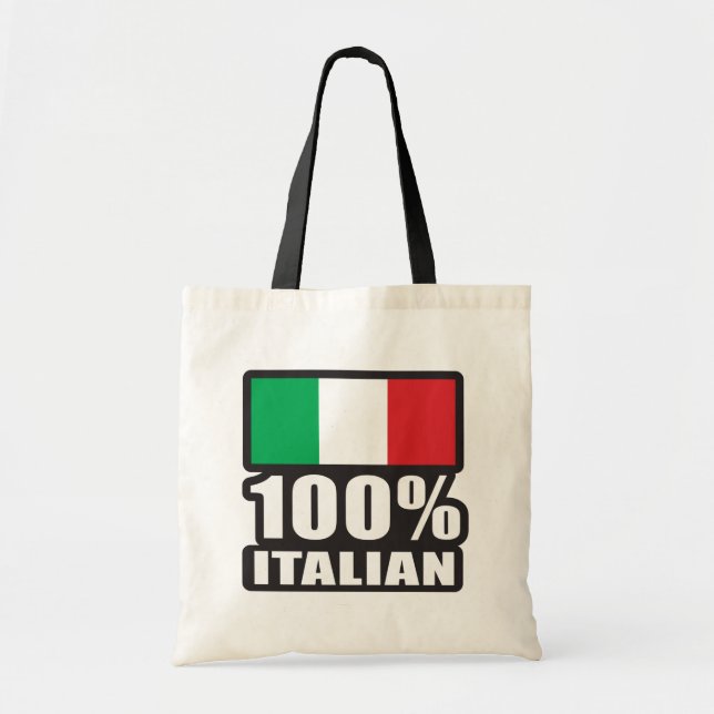 100 % italienska tygkasse (Framsidan)