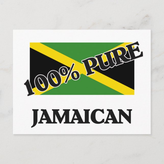 100 % JAMAICAN VYKORT (Framsida)
